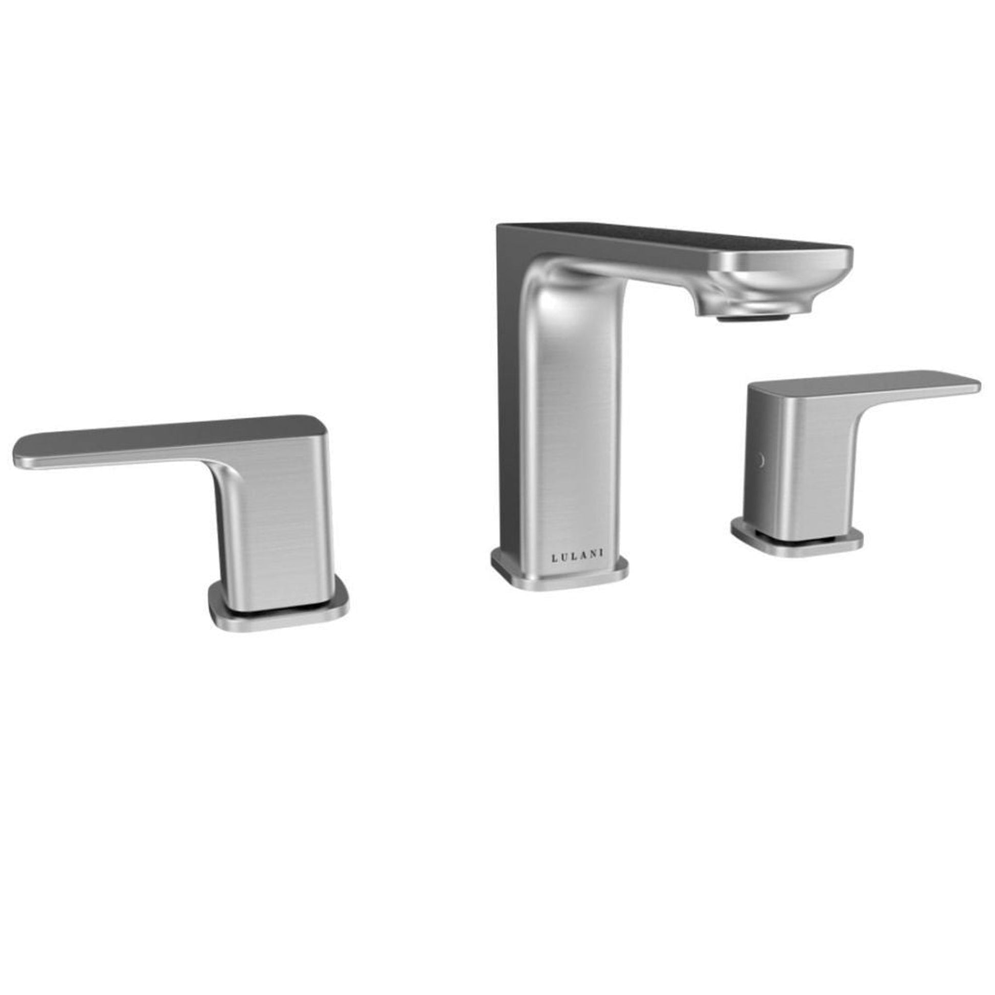 Lulani Corsica Brushed Nickel 1.2 GPM Two Handle Widespread Faucet With Drain Assembly