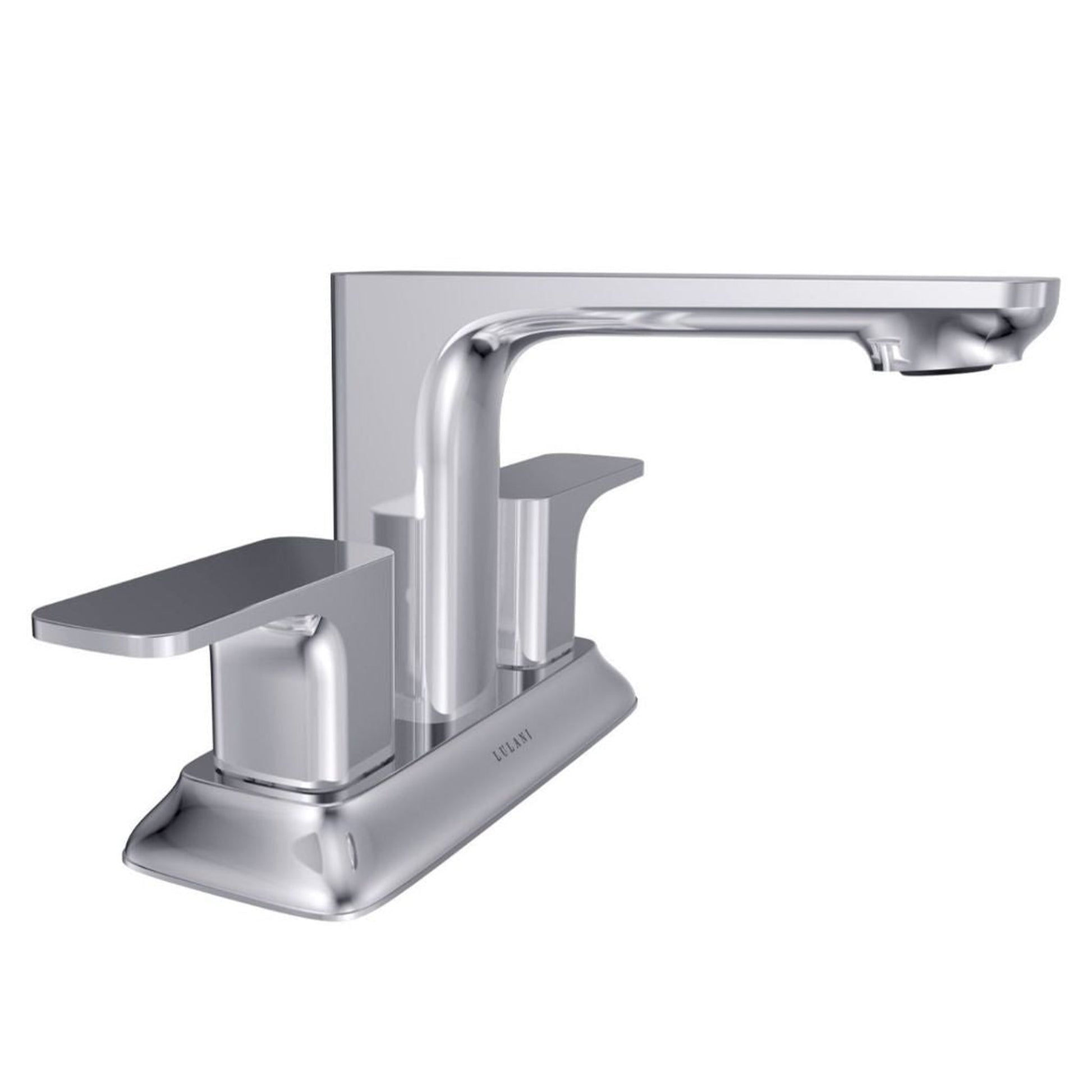 Lulani Corsica Chrome 1.2 GPM Two Handle Centerset Faucet With Drain Assembly