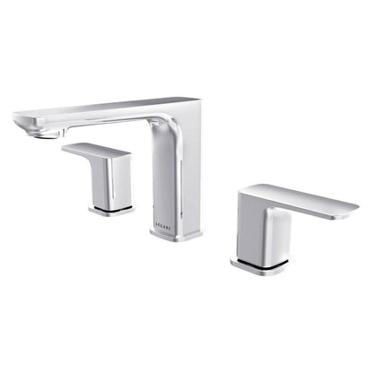Lulani Corsica Chrome 1.2 GPM Two Handle Widespread Faucet With Drain Assembly