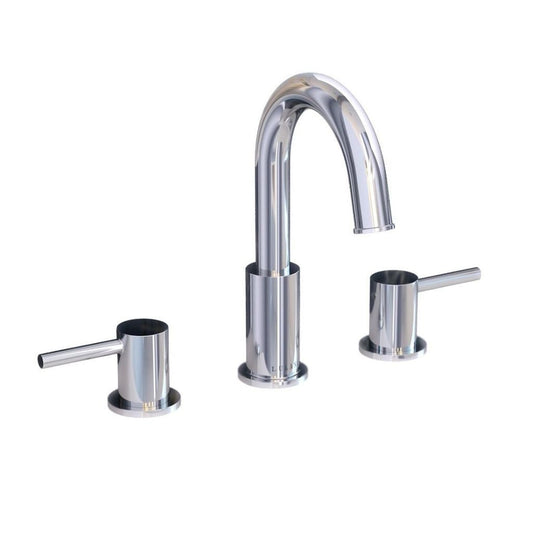 Lulani St. Lucia 8" Chrome 1.2 GPM Two Handle Widespread Faucet With Drain Assembly