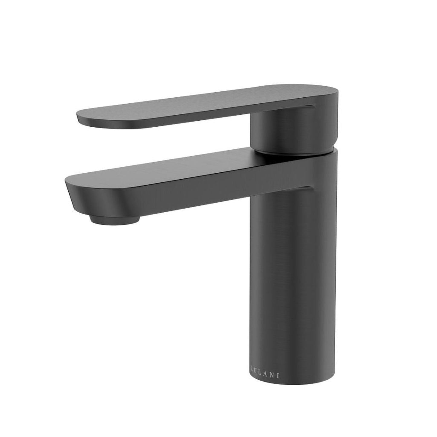 Lulani Yasawa Gun Metal 1.2 GPM Single Hole Stainless Steel Faucet With Drain Assembly