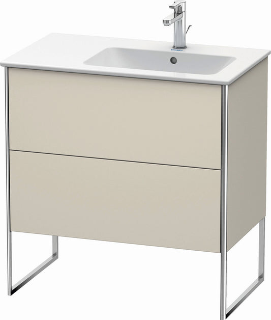 Duravit XSquare 32" Taupe Two Drawer Floorstanding Vanity Unit (XS445209191)