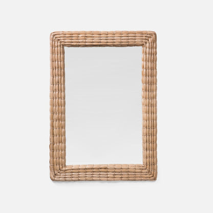 Made Goods Keegan 26" x 38" Rectangle Natural Tied Seagrass Mirror