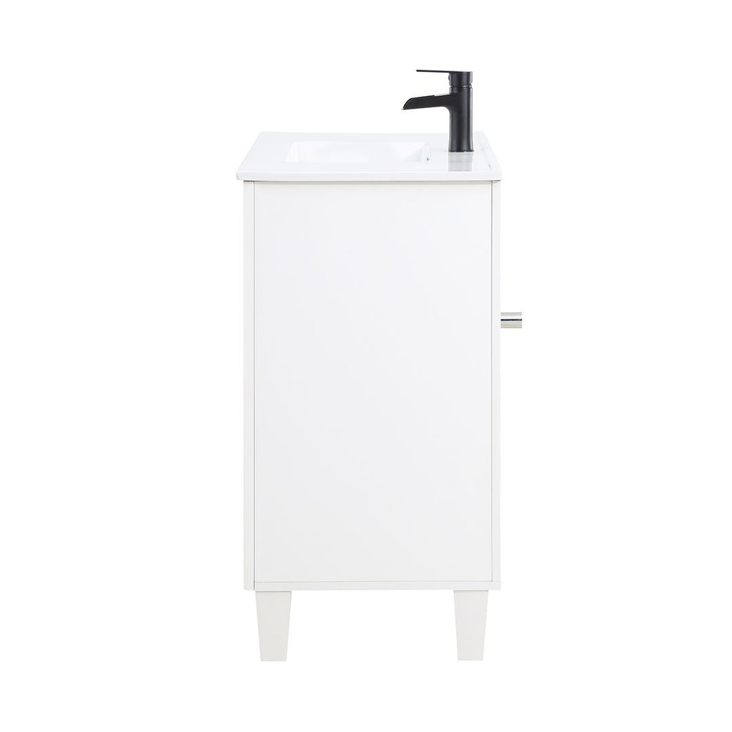 Manhattan Comfort Hyde 36" Bathroom Vanity Sink In White
