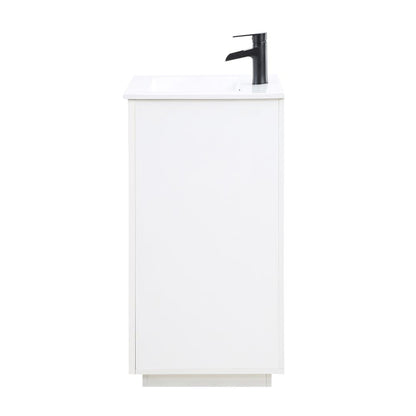 Manhattan Comfort Malverne 24" Bathroom Vanity Sink In White