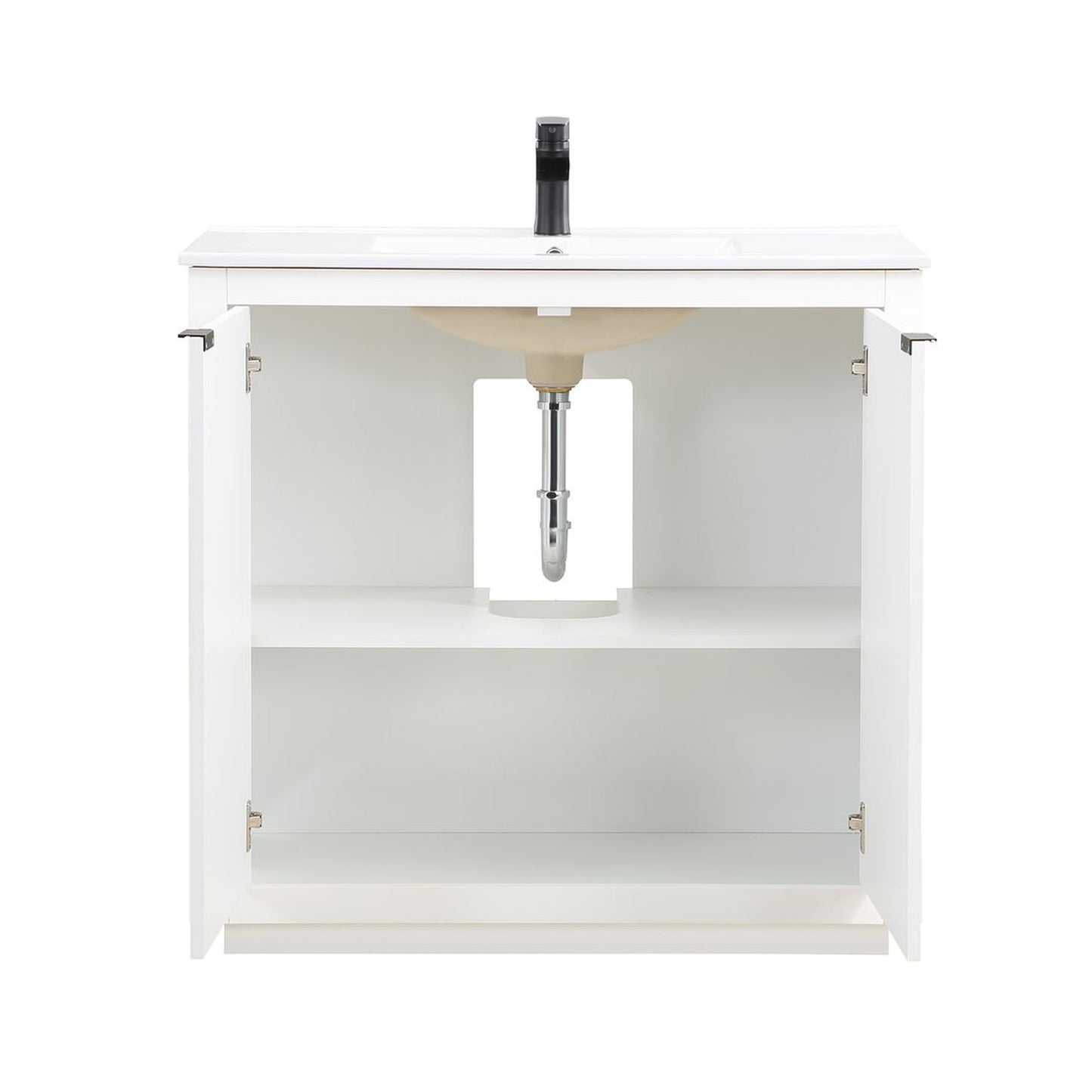 Manhattan Comfort Malverne 36" Bathroom Vanity Sink In White