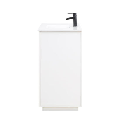 Manhattan Comfort Malverne 36" Bathroom Vanity Sink In White