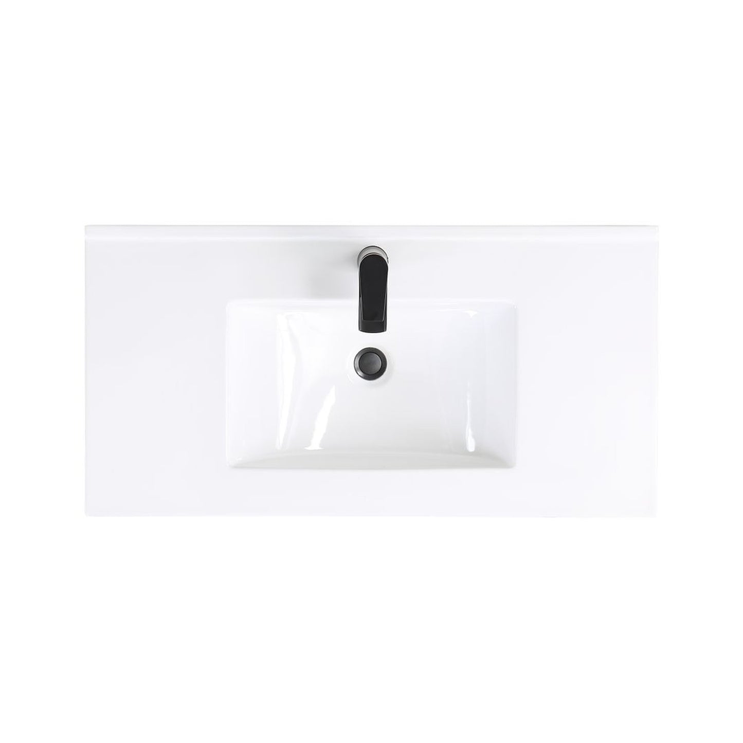 Manhattan Comfort Scarsdale 36" Bathroom Vanity Sink In White