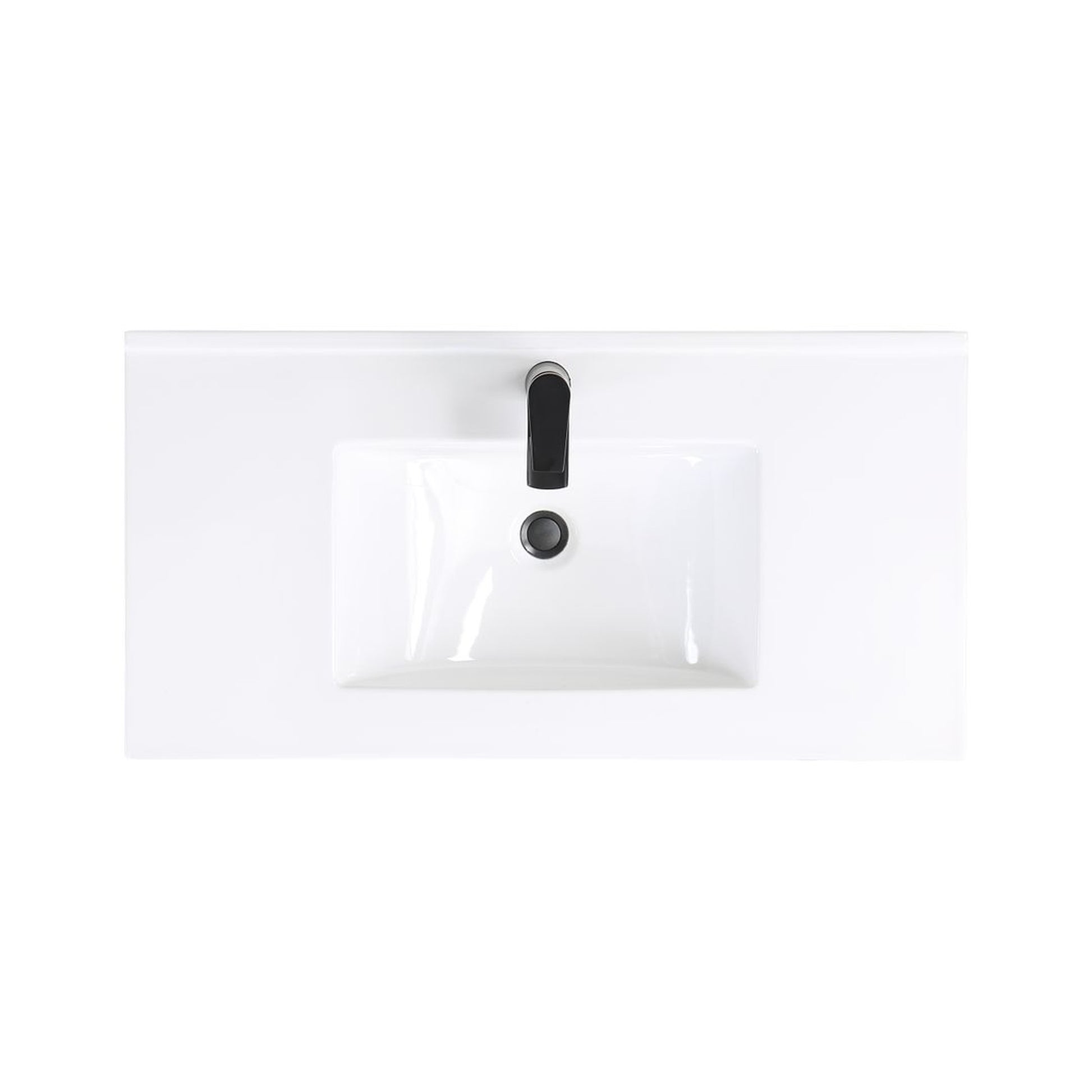 Manhattan Comfort Scarsdale 36" Bathroom Vanity Sink In White