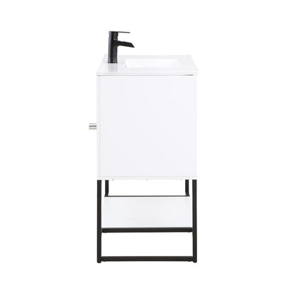 Manhattan Comfort Scarsdale 36" Bathroom Vanity Sink In White