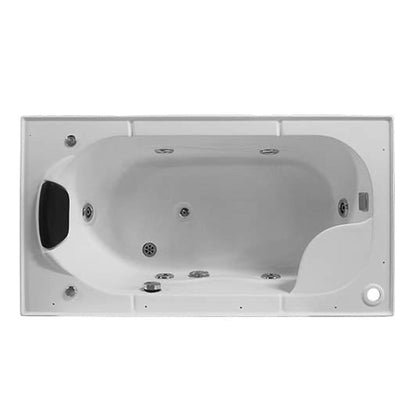 Mesa 60" x 33" x 85" Clear Tempered Glass Freestanding Combination Steam Shower With Jetted Tub, Right-Side Control Panel Configuration, 3kW Steam Generator and 12 Acupuncture Water Body Jets