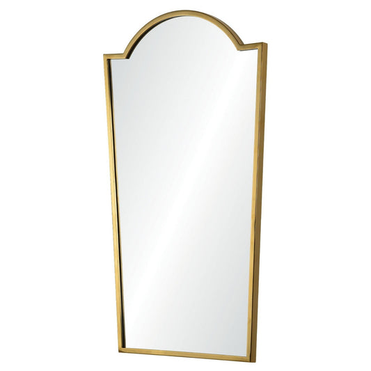 Mirror Home 22" x 40"Hand welded and polished stainless steel bathroom mirror finished burnished brass.