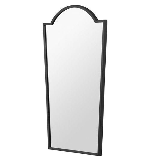 Mirror Home 22" x 40"Hand welded and polished stainless steel bathroom mirror finished in black nickel.
