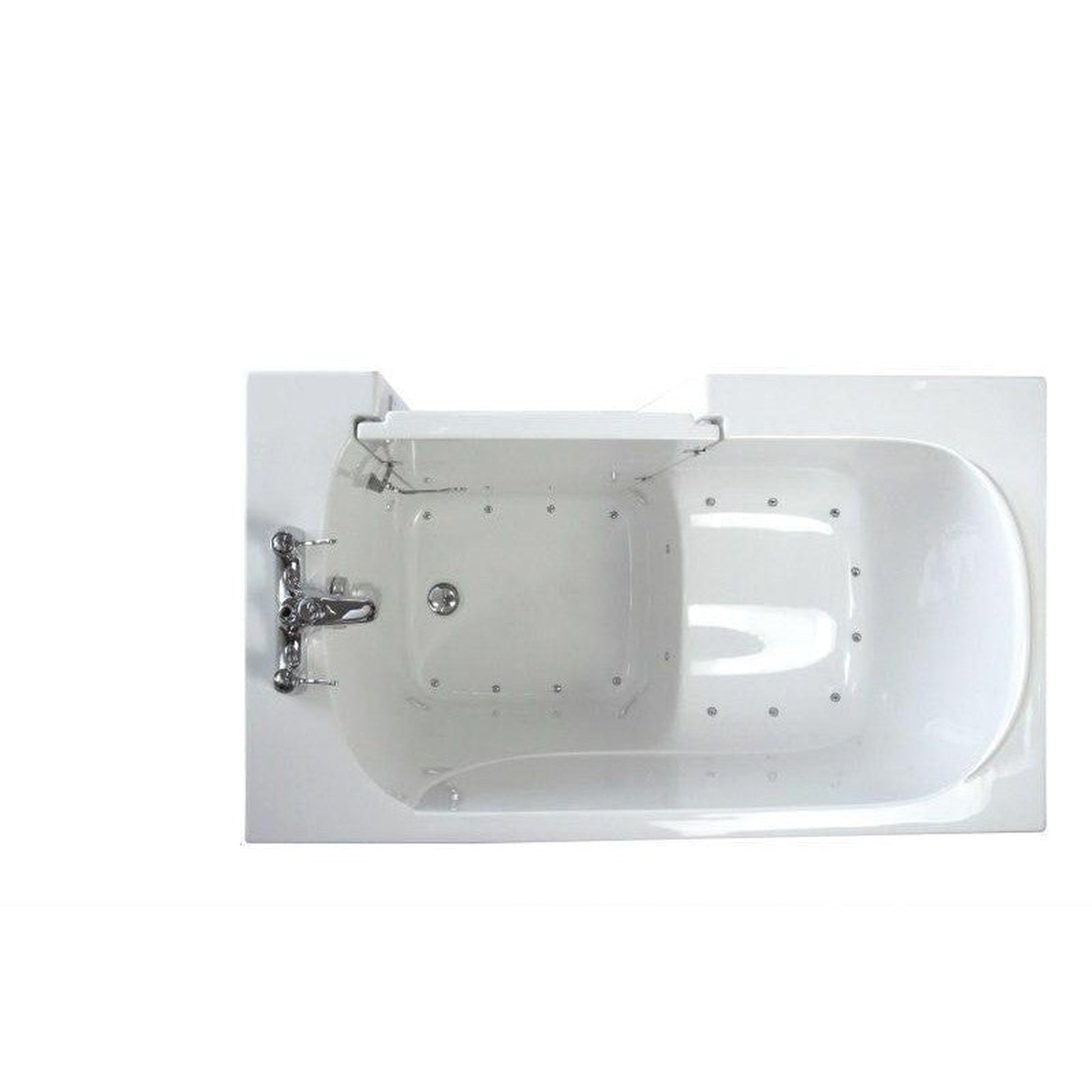 Mobility Bathworks 26"W x 46"L x 38"H Walk-In Right Hand Air Jetted Tub - White