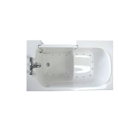 Mobility Bathworks 26"W x 46"L x 38"H Walk-In Right Hand Air Jetted Tub - White