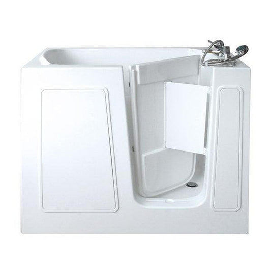 Mobility Bathworks 26"W x 46"L x 38"H Walk-In Right Hand Water Jetted Tub
