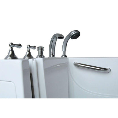 Mobility Bathworks 26"W x 53"L x 36"H Walk-In Left Hand Air Jetted Tub