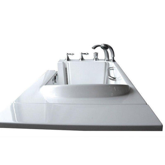 Mobility Bathworks 26"W x 53"L x 36"H Walk-In Left Hand Air Jetted Tub