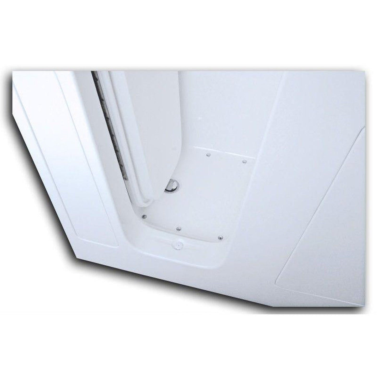 Mobility Bathworks 26"W x 53"L x 36"H Walk-In Left Hand Dual Jetted Tub - White