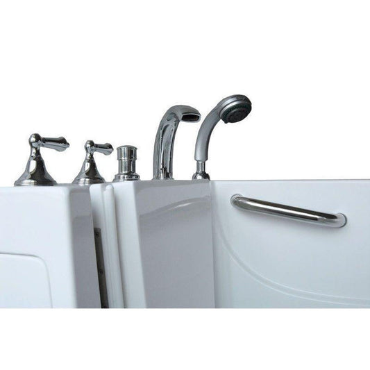 Mobility Bathworks 26"W x 53"L x 36"H Walk-In Left Hand Water Jetted Tub