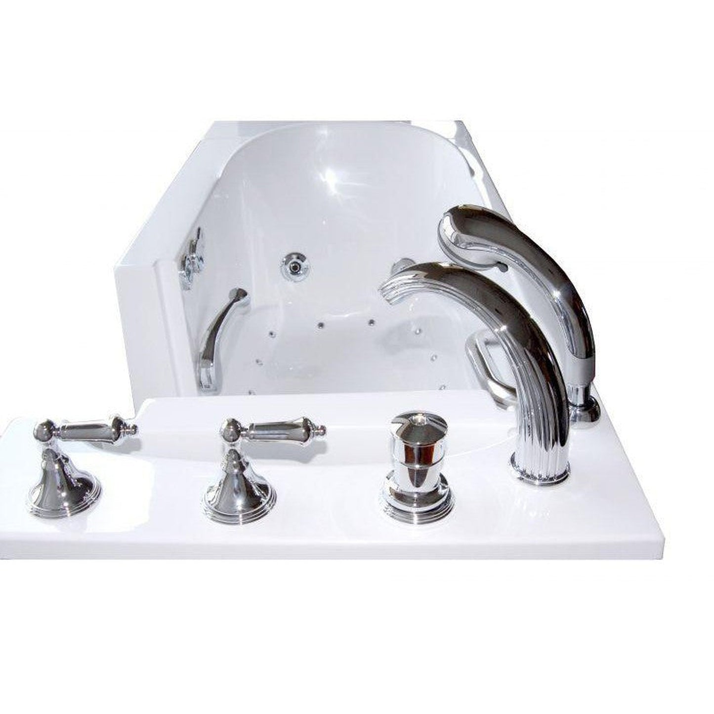 Mobility Bathworks 26"W x 53"L x 36"H Walk-In Right Hand Dual Jetted Tub