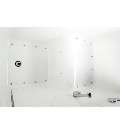 Mobility Bathworks 28"W x 48"L x 40"H Walk-In Left Hand Air Jetted Tub - White