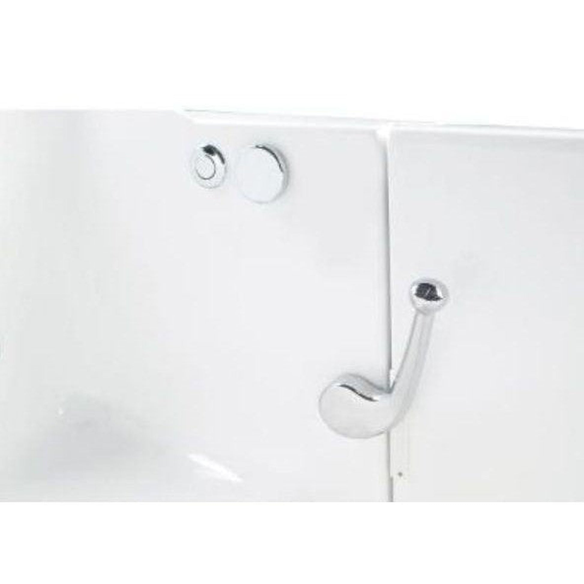 Mobility Bathworks 28"W x 48"L x 40"H Walk-In Left Hand Water Jetted Tub - White