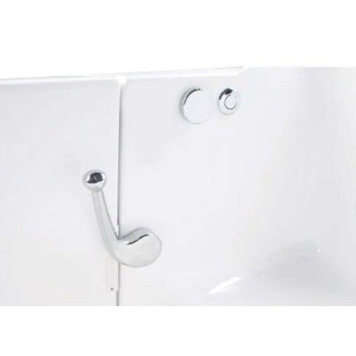 Mobility Bathworks 28"W x 48"L x 40"H Walk-In Right Hand Water Jetted Tub
