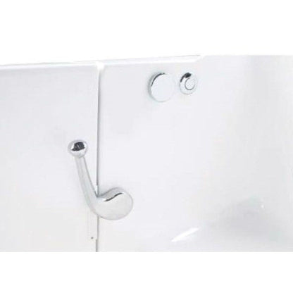 Mobility Bathworks 28"W x 48"L x 40"H Walk-In Right Hand Water Jetted Tub