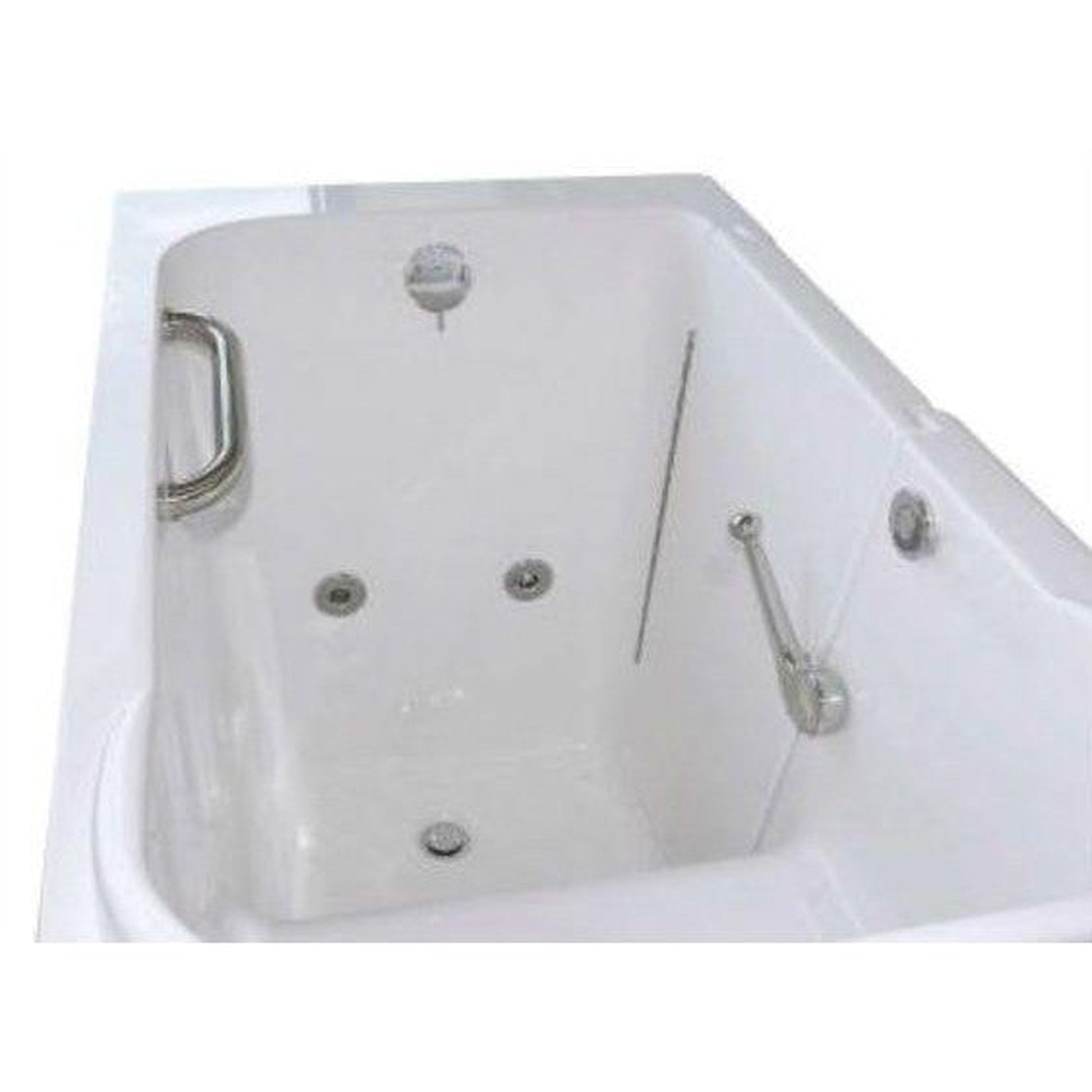 Mobility Bathworks 28"W x 48"L x 40"H Walk-In Right Hand Water Jetted Tub