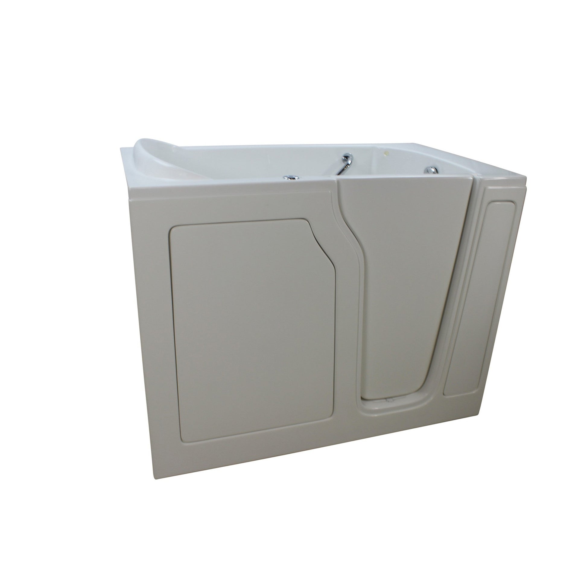 Mobility Bathworks 30"W x 52"L x 38"H Walk-In Center Drain Air Jetted Tub