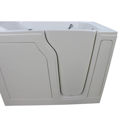 Mobility Bathworks 30"W x 52"L x 38"H Walk-In Center Drain Soaker Tub