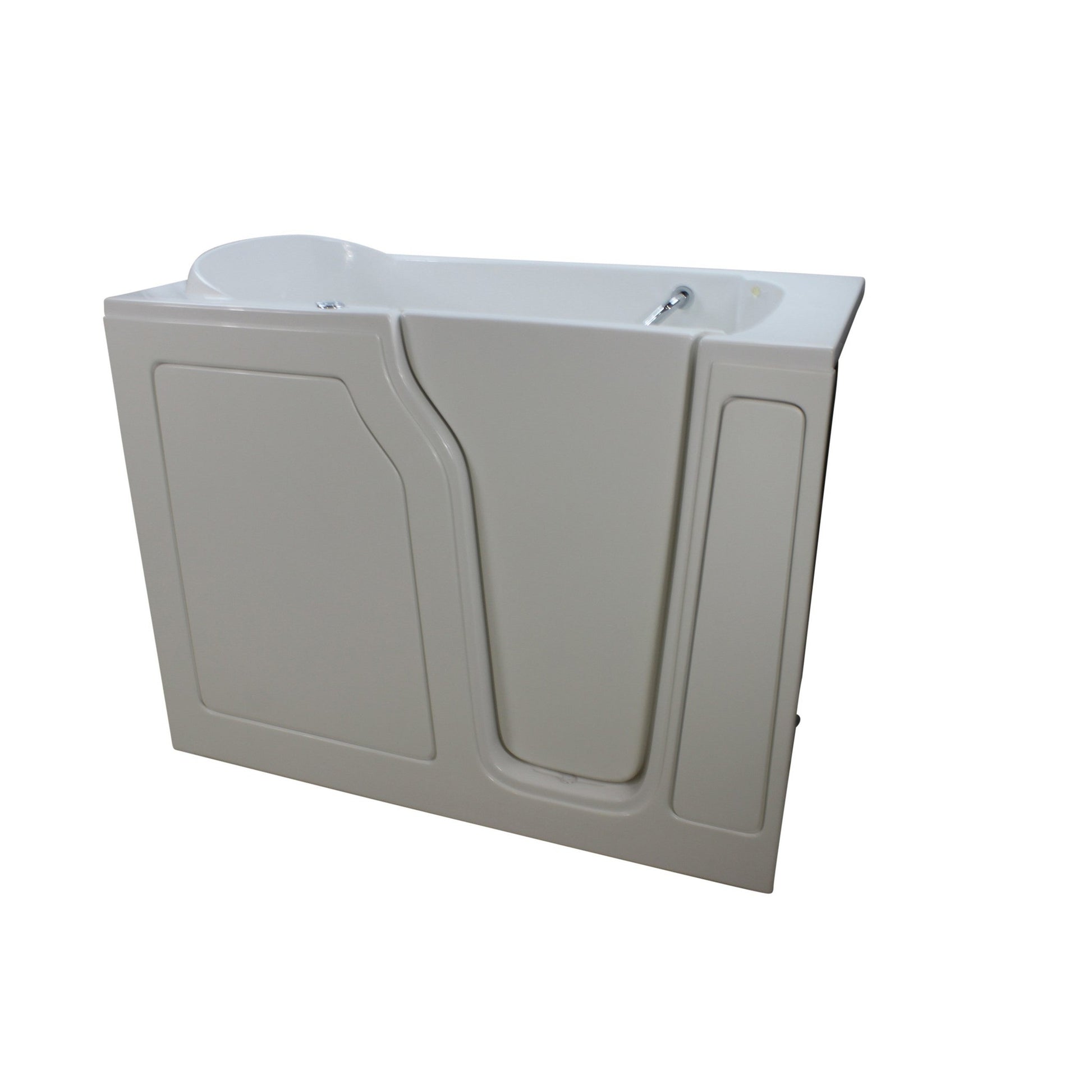 Mobility Bathworks 30"W x 52"L x 38"H Walk-In Center Drain Soaker Tub