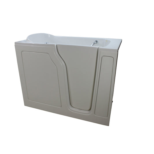 Mobility Bathworks 30"W x 52"L x 38"H Walk-In Center Drain Soaker Tub
