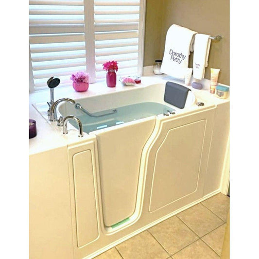 Mobility Bathworks 30"W x 52"L x 40"H Walk-In Left Hand Air Jetted Tub