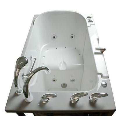 Mobility Bathworks 30"W x 52"L x 41"H Walk-In Left Hand Dual Jetted Tub - White