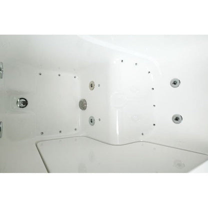 Mobility Bathworks 30"W x 52"L x 41"H Walk-In Left Hand Dual Jetted Tub - White