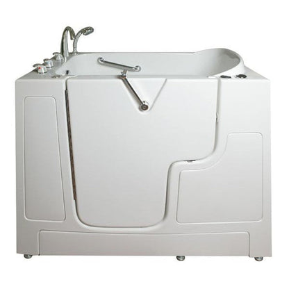 Mobility Bathworks 30"W x 52"L x 41"H Walk-In Left Hand Dual Jetted Tub - White