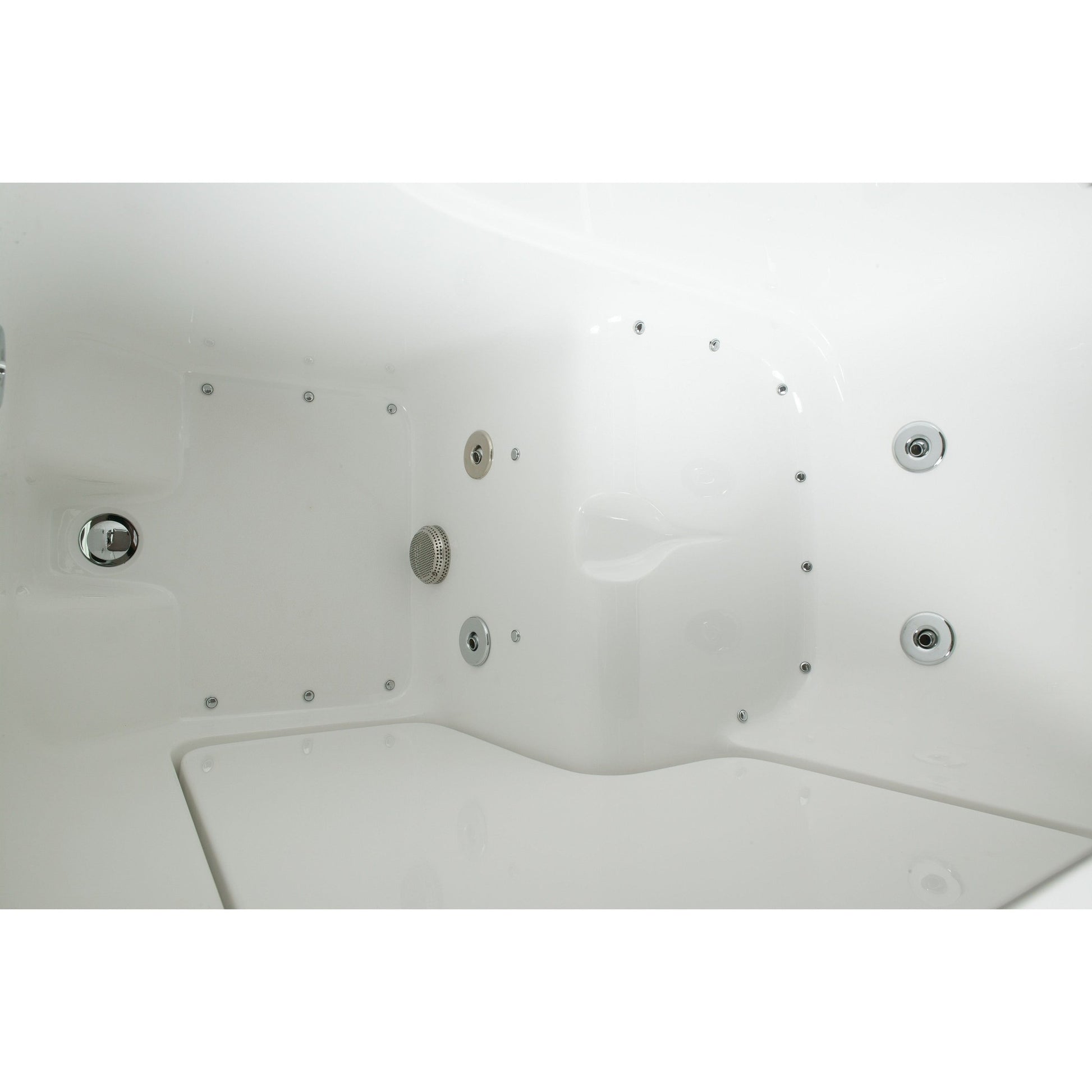 Mobility Bathworks 30"W x 52"L x 41"H Walk-In Left Hand Dual Jetted Tub - White