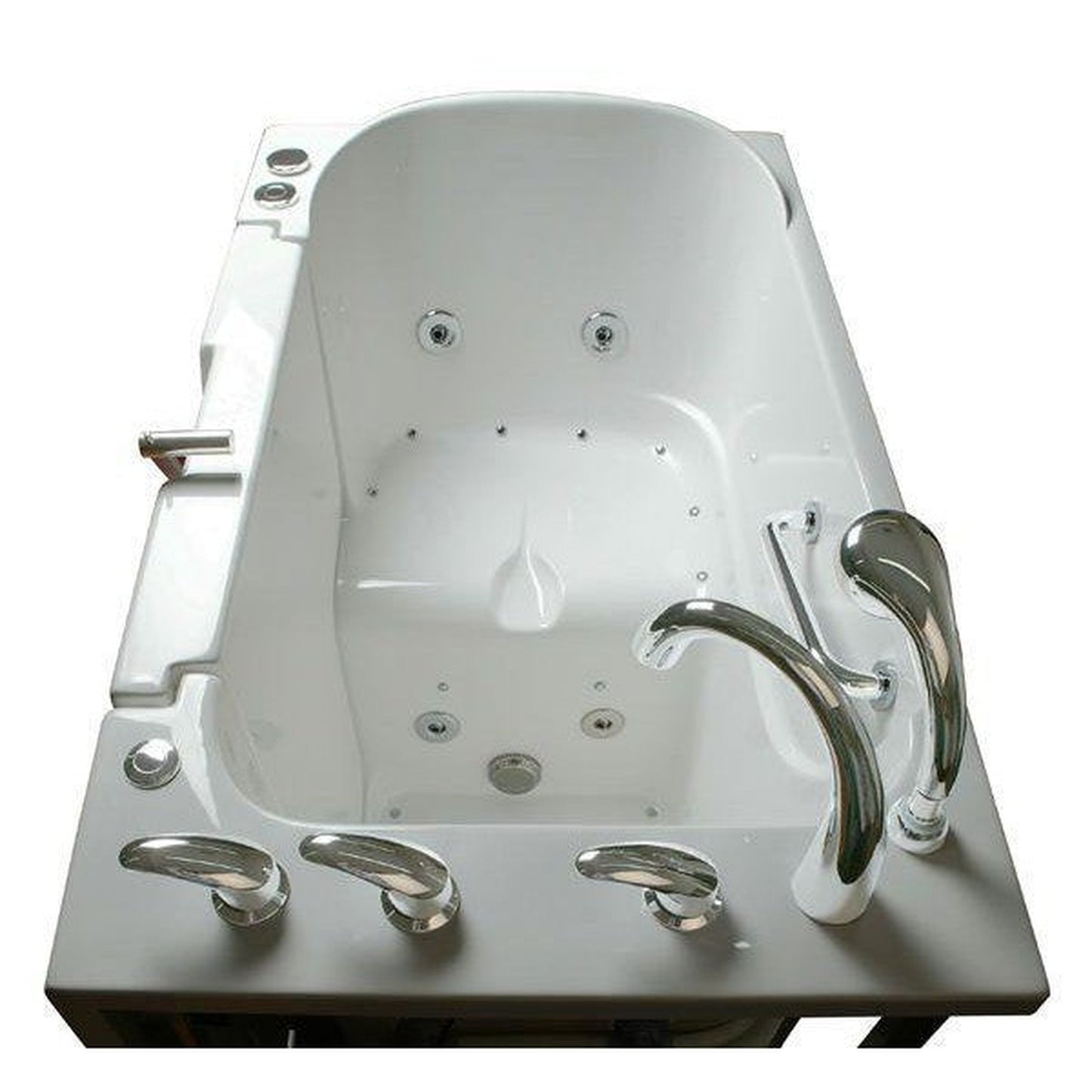 Mobility Bathworks 30"W x 52"L x 41"H Walk-In Right Hand Dual Jetted Tub - White