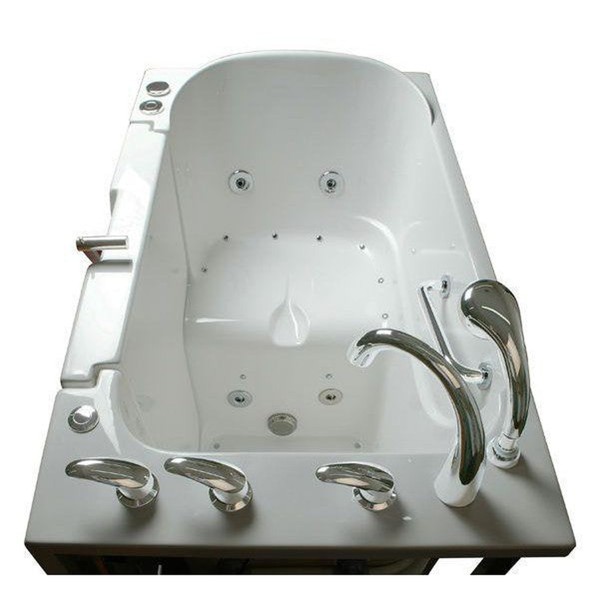 Mobility Bathworks 30"W x 52"L x 41"H Walk-In Right Hand Dual Jetted Tub - White