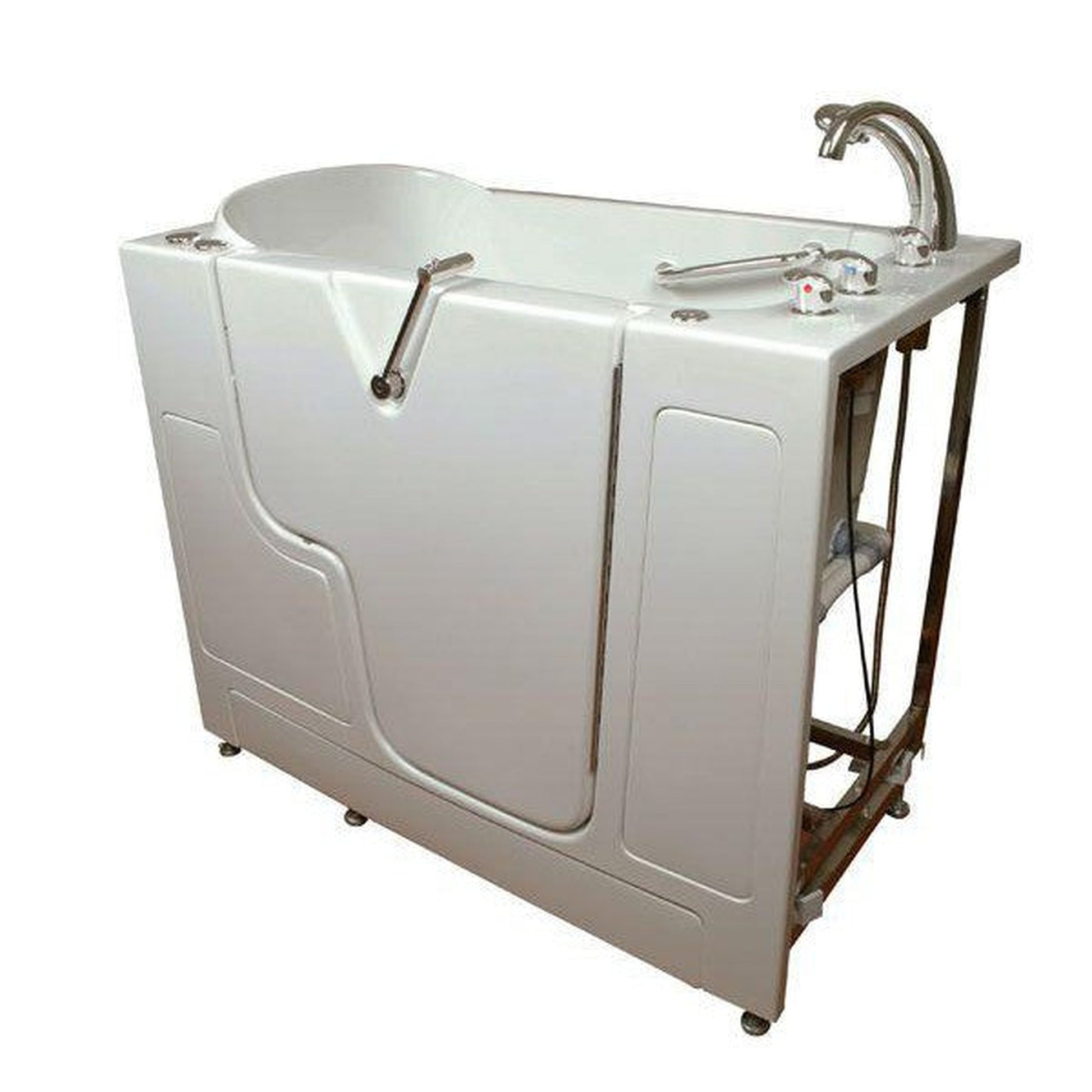 Mobility Bathworks 30"W x 52"L x 41"H Walk-In Right Hand Dual Jetted Tub - White