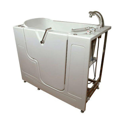 Mobility Bathworks 30"W x 52"L x 41"H Walk-In Right Hand Dual Jetted Tub - White