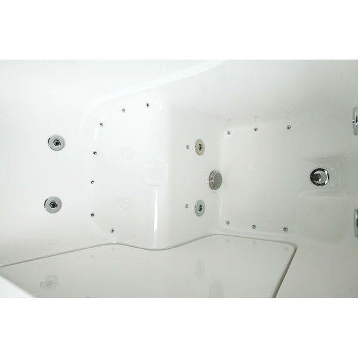 Mobility Bathworks 30"W x 52"L x 41"H Walk-In Right Hand Dual Jetted Tub - White