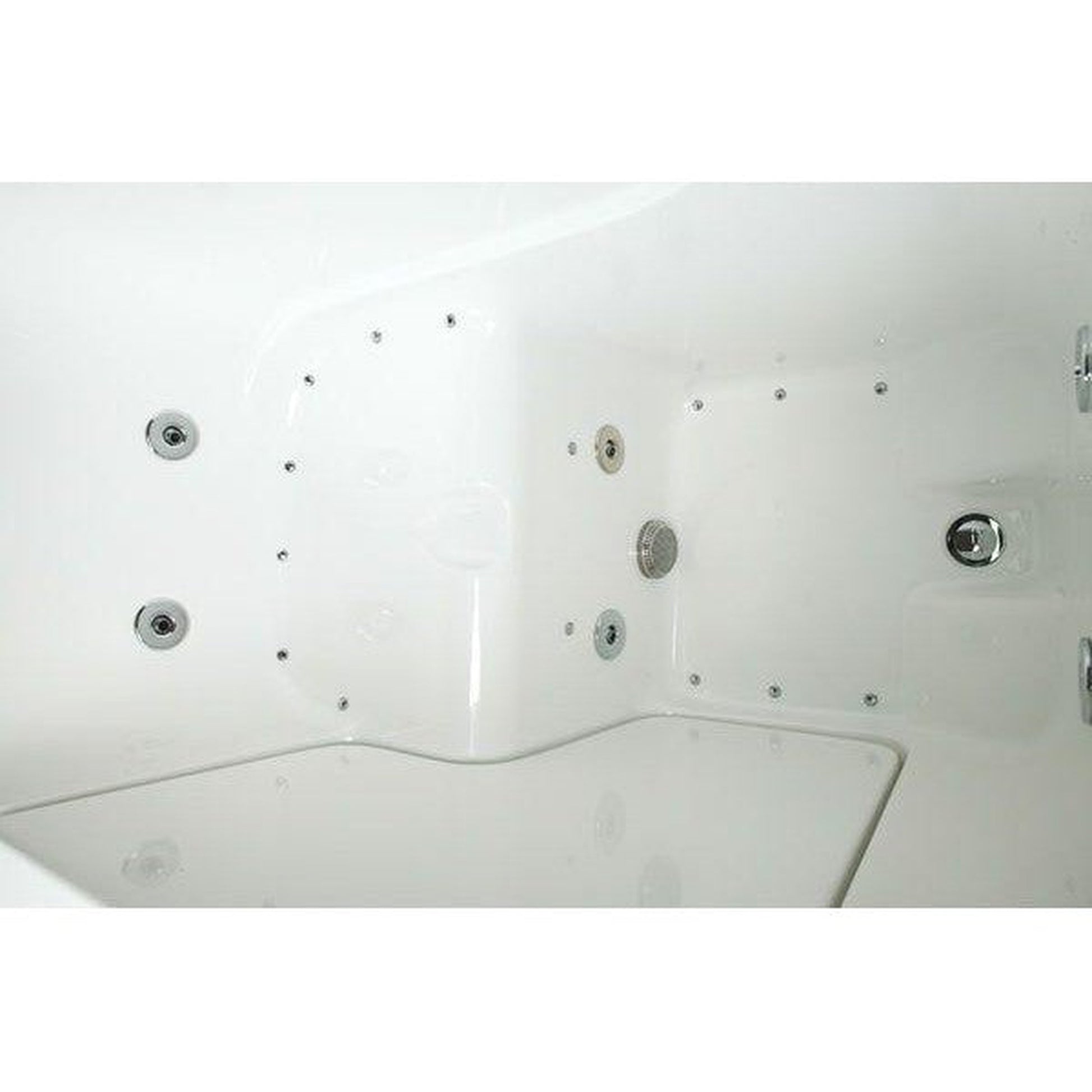 Mobility Bathworks 30"W x 52"L x 41"H Walk-In Right Hand Dual Jetted Tub - White