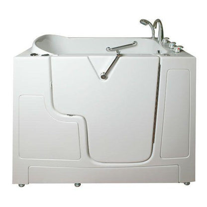 Mobility Bathworks 30"W x 52"L x 41"H Walk-In Right Hand Dual Jetted Tub - White