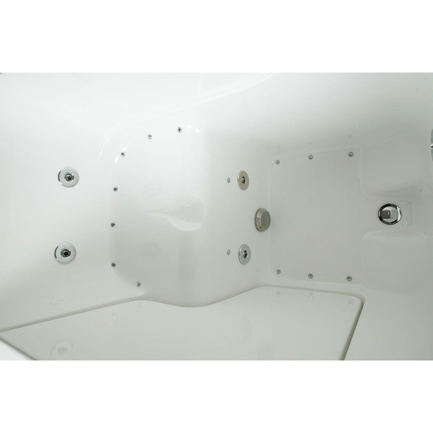 Mobility Bathworks 30"W x 52"L x 41"H Walk-In Right Hand Dual Jetted Tub - White