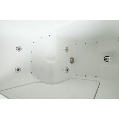 Mobility Bathworks 30"W x 52"L x 41"H Walk-In Right Hand Dual Jetted Tub - White