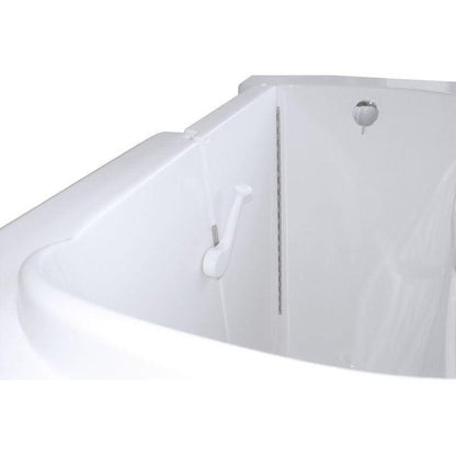 Mobility Bathworks 30"W x 55"L x 46"H Walk-In Left Hand Air Jetted Tub