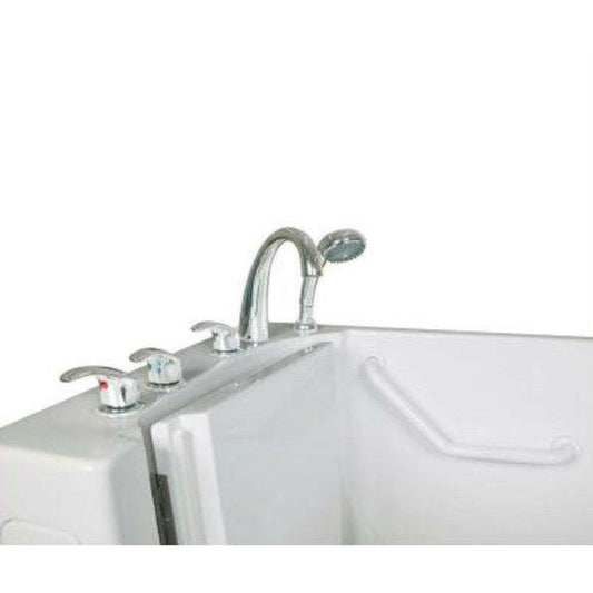 Mobility Bathworks 30"W x 55"L x 46"H Walk-In Left Hand Air Jetted Tub
